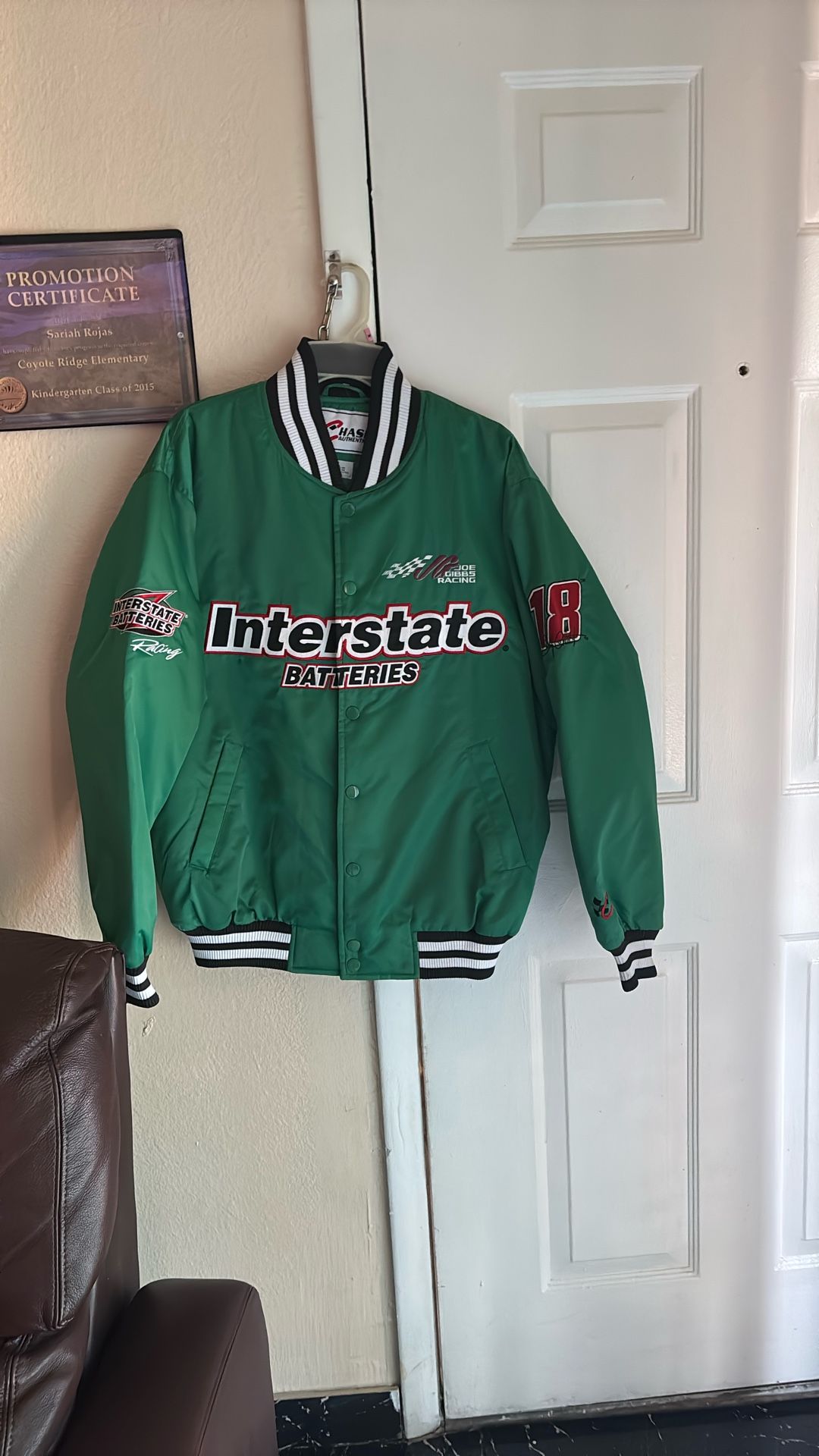 Men’s Lg NASCAR #18 Bobby Labonte Jacket