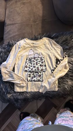 Snoopy Graphic Long Sleeve Shirt