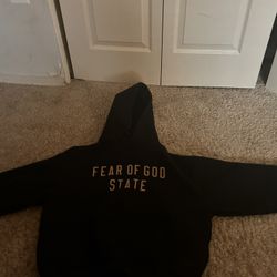 Fear Of God State Black Hoodie