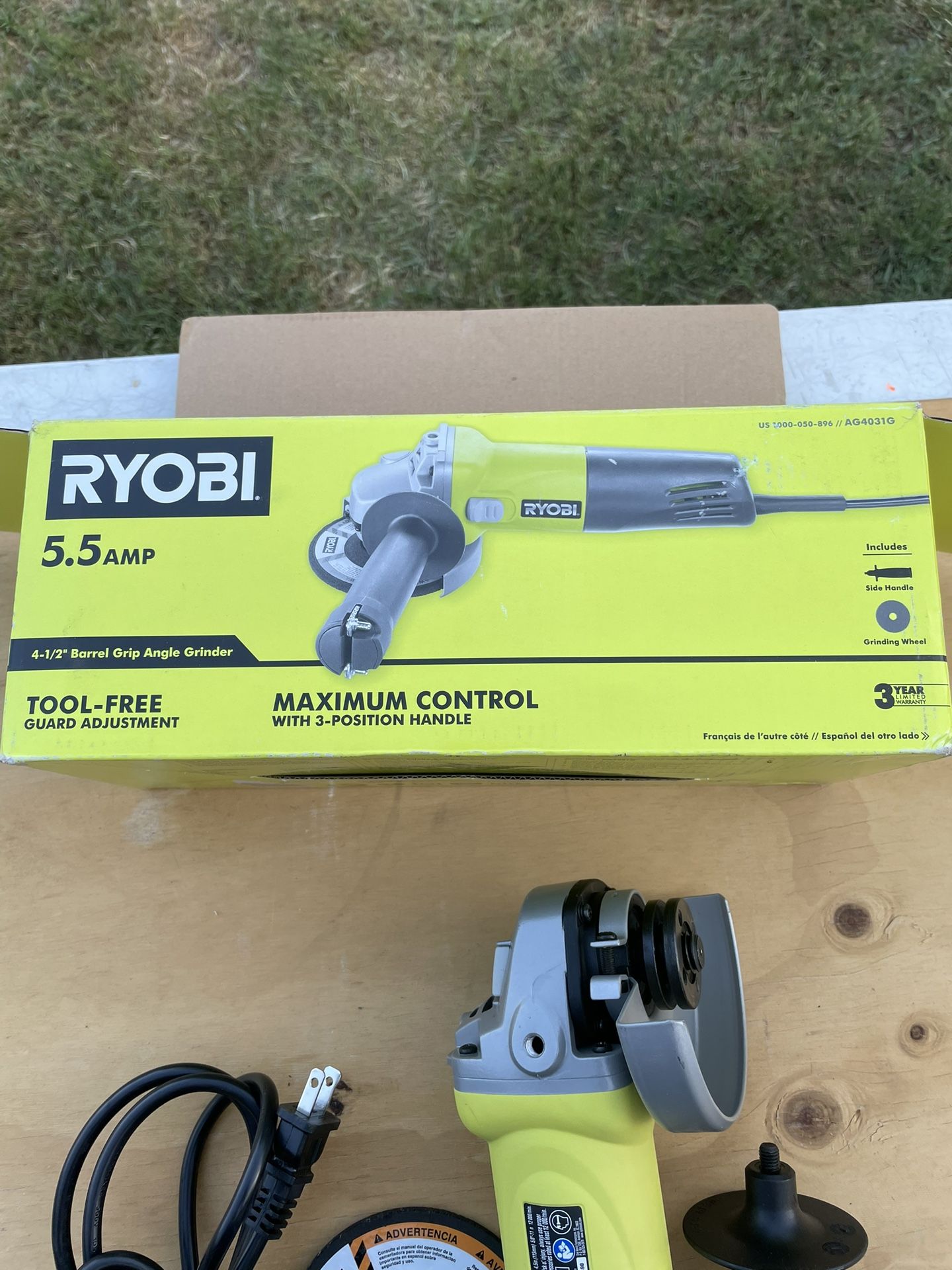 Ryobi Corded 41/2 Grinder