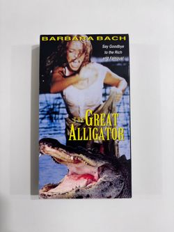 The Great Alligator 1996 VHS Barbara Bach, Tested Plays Great!