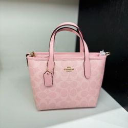 Coach City Mini Tote Bag In Signature Canvas CW032