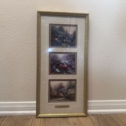 Cottage Memories - Thomas Kinkade 3 Print Series 10”x 21”