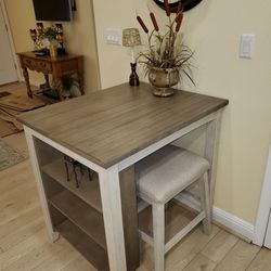 Signature Design by Ashley 3 Piece Dining Set, Includes Table and 2 Barstools