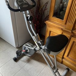 Folding Exercise Bike $10