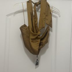 Gold Alter Back Top 