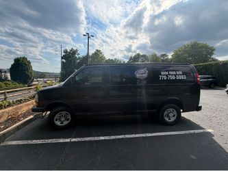 2012 Chevrolet express 3500 passenger black