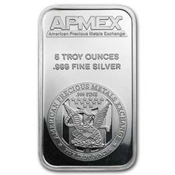 5oz Silver Bar From Apmex Stackable