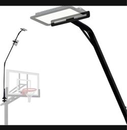 Basketball Hoop Light Bracket Frame, Universal Fit for 12x8 inch, 8 x 6 inch, 6 x 6 inch, 5 × 5 Posts, Solar Light Mounting Bracket, Heavy Duty Arm De