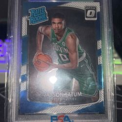 Jayson Tatum PSA10 Rookie Card & Rookie Of The Year