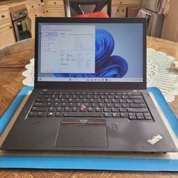 Lenovo Thinkpad T470s 14" Core i7 2.6-4.0 GHz 12GB 256GB SSD Laptop