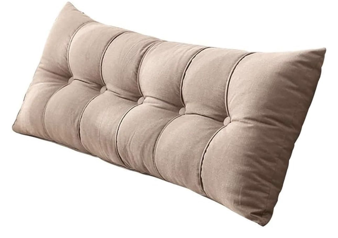 🛏️ Queen Size Large Lumbar Support Headboard Cushion