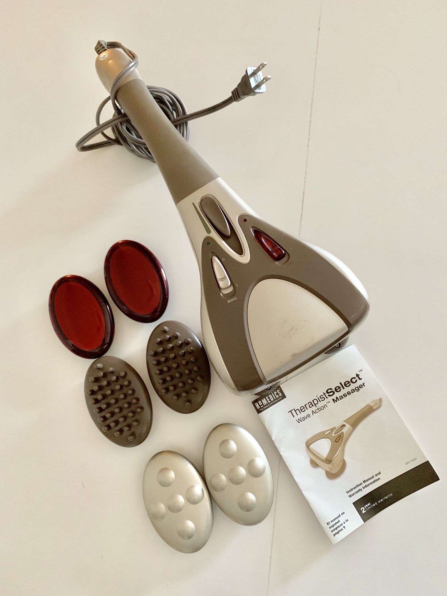 MASSAGER HoMedics WV-100H Therapist Select Deluxe Wave-Action Massager with Heat