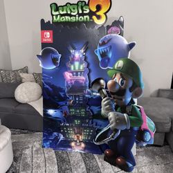 Rare Luigi’s Mansion Store Display 
