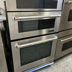 Jenn Air 30”Wide Microwave Oven Combo In Stainless Steel 