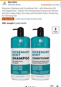 Shampoo and conditioner set