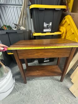 Narrow side table