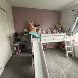 Twin Size Low Loft Bed frame