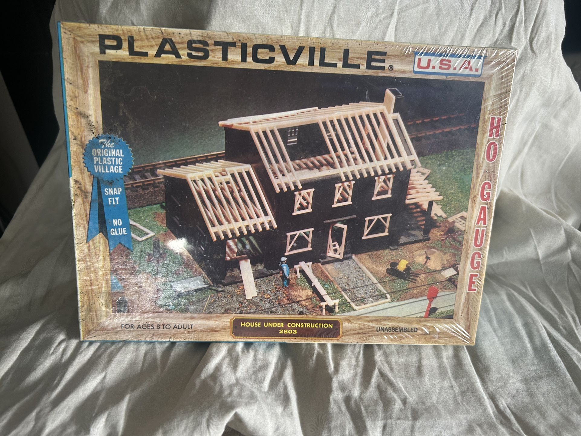 Plasticville House Under Construction