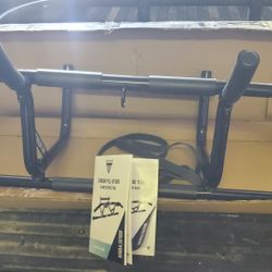 Dip & Pull-up bar for door frames for hanging without screws and no slipping, professional door bar, pull-up bar with padded handles