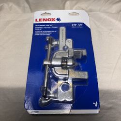 Flaring Tool Kit LENOX 3/16-in to 5/8-in OD LXHT82250 Use w/many types of metals