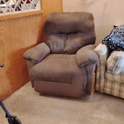 Manual Chenille Recliner