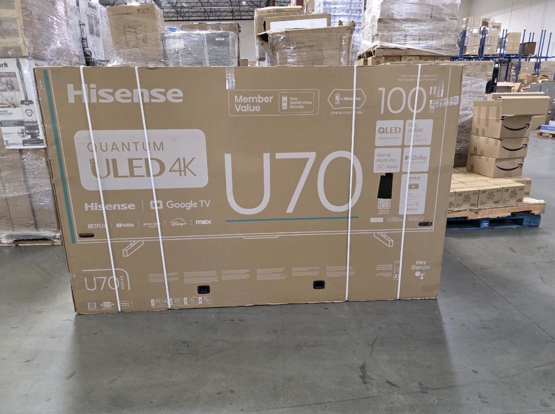 100 Hisense ULED U70N 4K HDR Smart TV