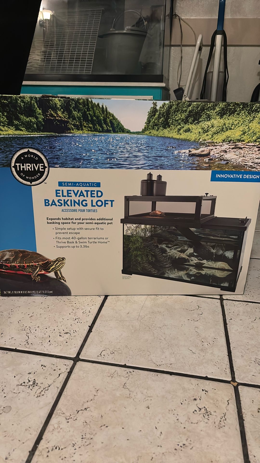 Thrive- Elevated Basking Loft- 40Gal Tank Topper