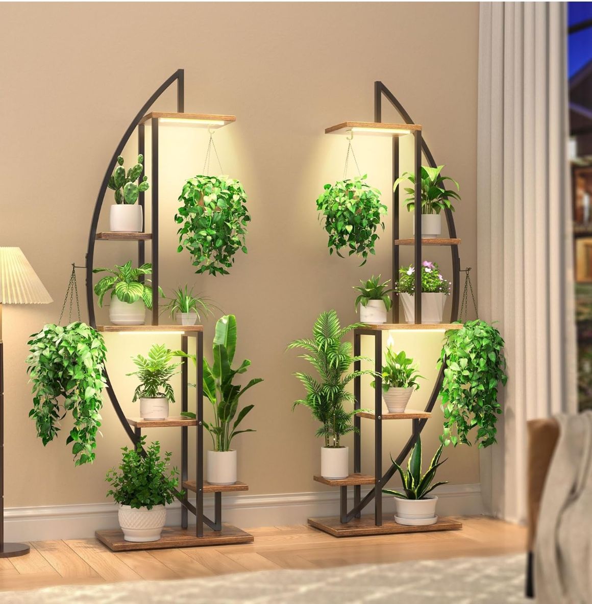 Plant Stand with Grow Lights