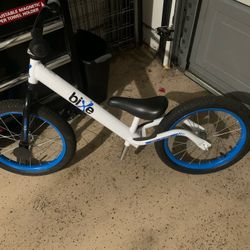 Bixe Balance Bike 16”In Blue