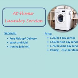 At Home Laundry Service 