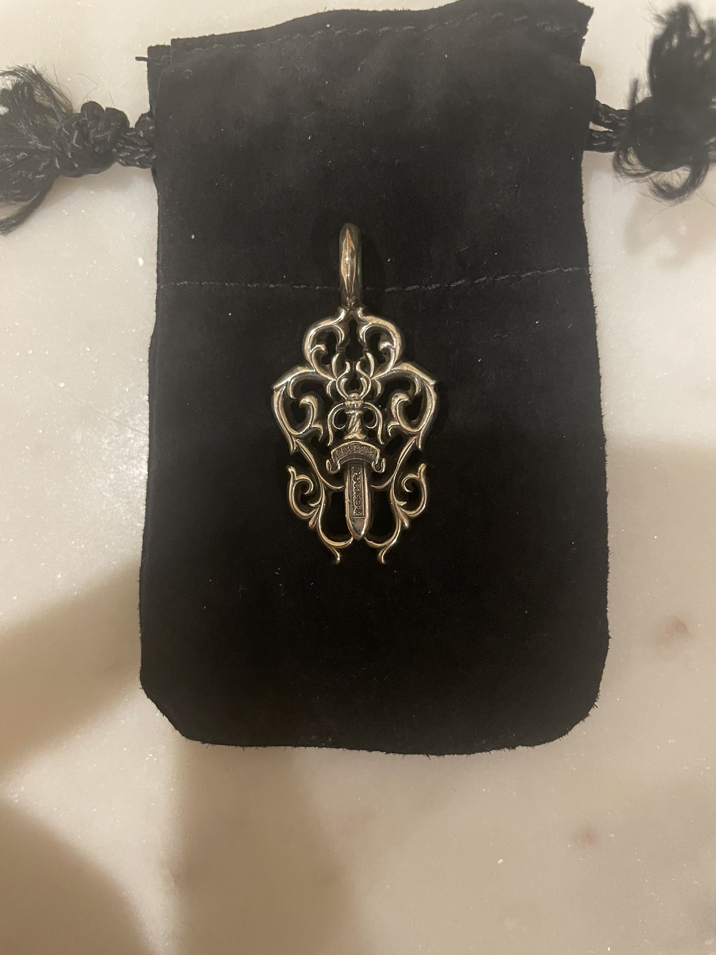 Chrome Hearts Vine Dagger Pendant