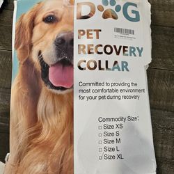 Pet recovery cone
