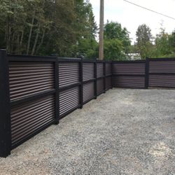 Metal Panel Fence 