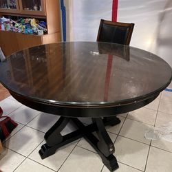 Dining Room Table Round And 4 Chairs