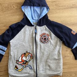 Vtg Scooby Doo Hoodie Jacket zipper kids