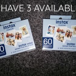 3 Instax Mini Film Value Packs