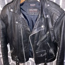 Genuine Leather Biker Jacket 