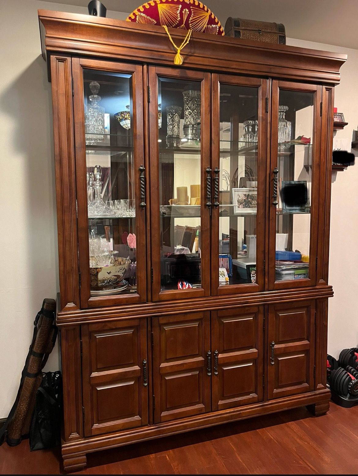 Wood China Cabinet | Display Case 