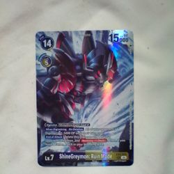 ShineGreymon: Ruin Mode Foil - EX4-074 NM - Digimon TCG
