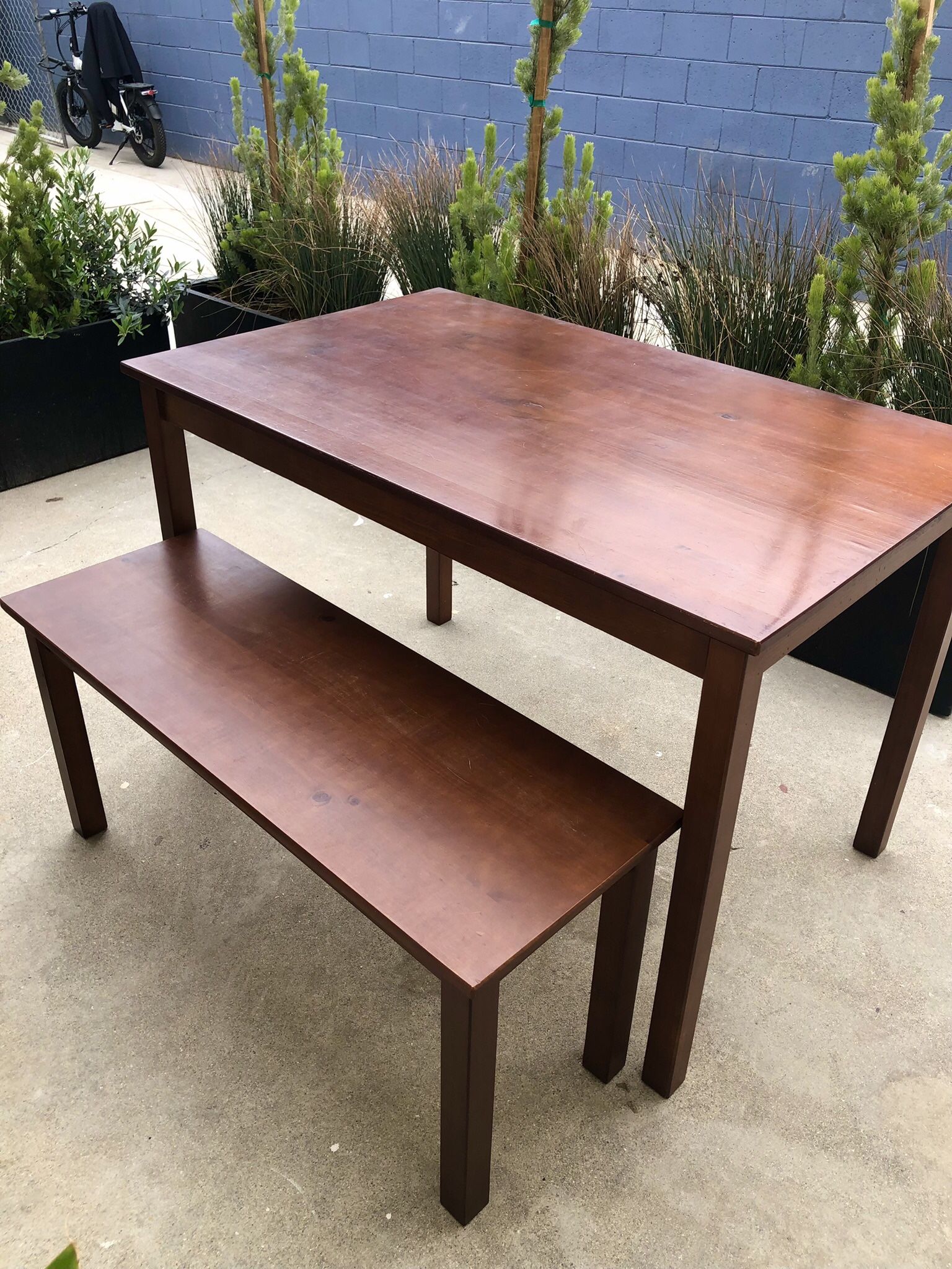 Dining Table With Benches