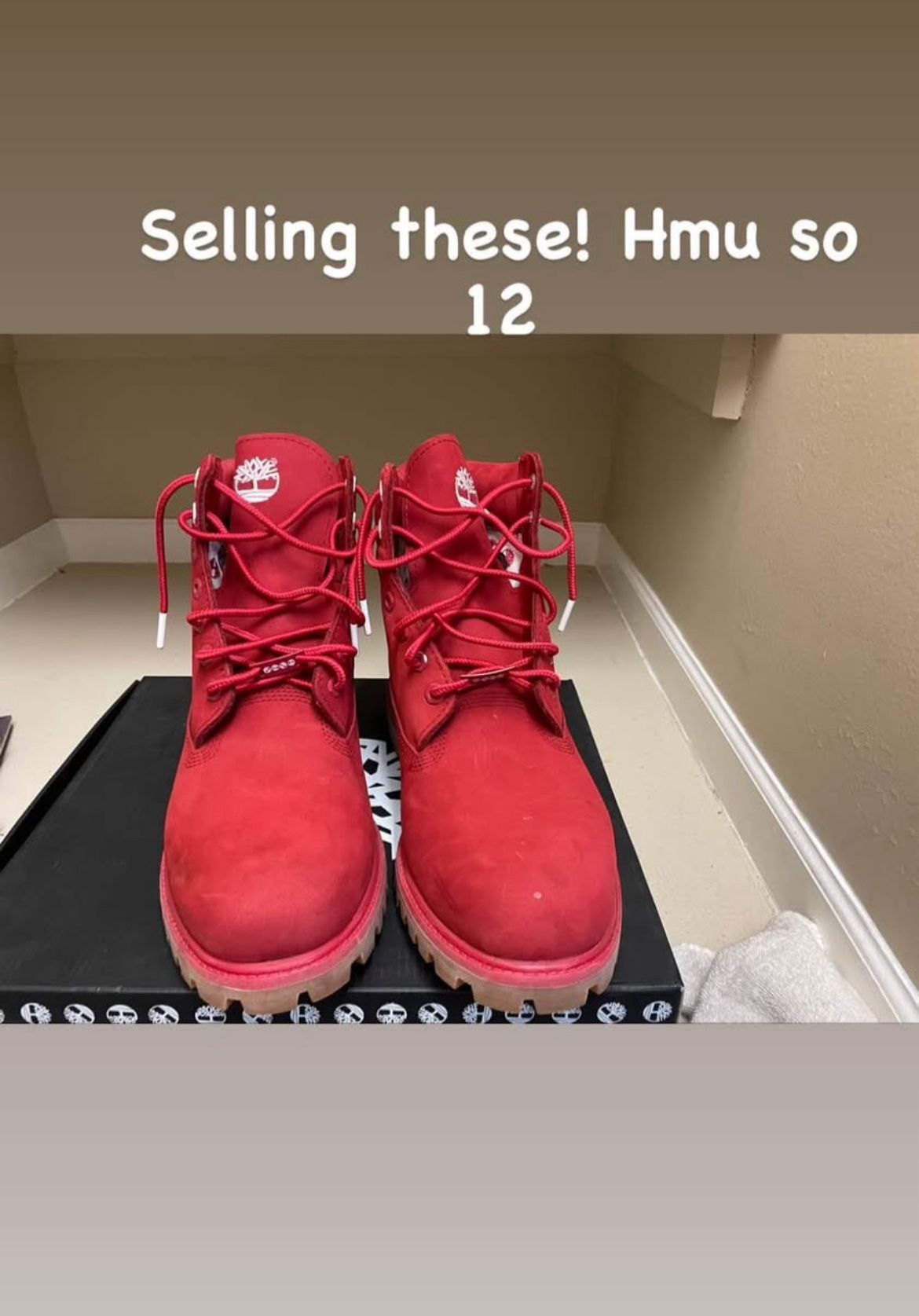 Red Timberland Boots