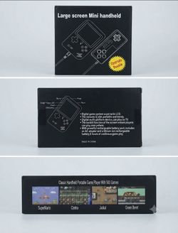 Brand New 500-in-1 Retro Handheld Gaming Console (TV Hookup & 2-Player)