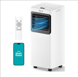 16,000 B T U Portable Air Conditioners for Large Room up to 750 Sq. Ft., 5-in-1 Smart AC with WiFi App, Remote Control, Fast Cooling, Dehumidifier, Fa