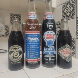 Old Coke And Pepsi Bottles
