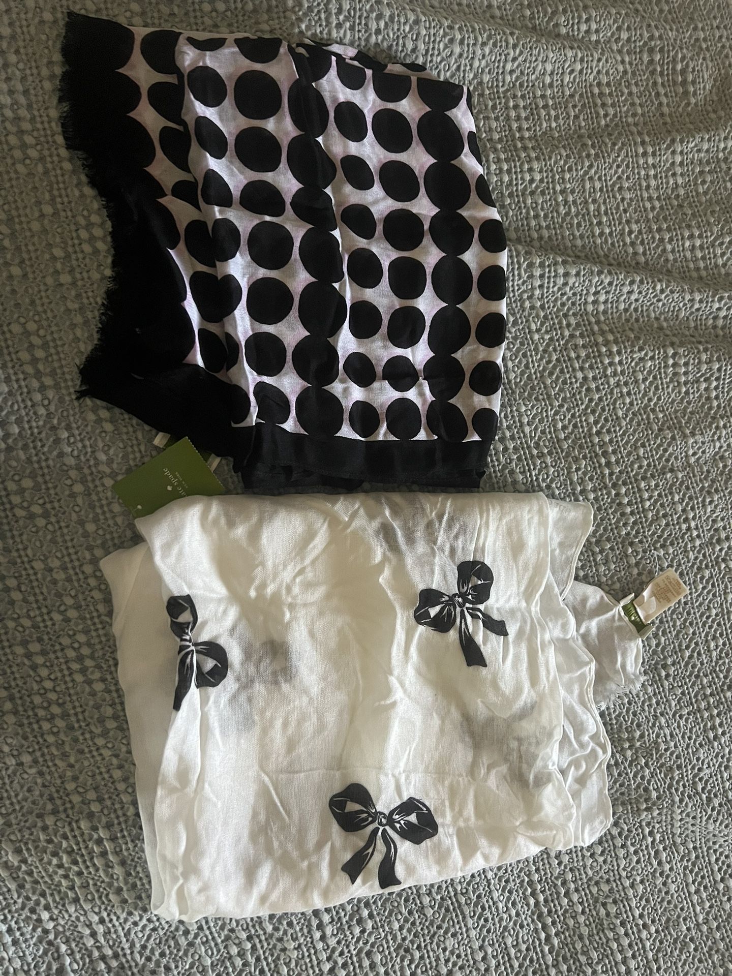 two Kate Spade Scarfs