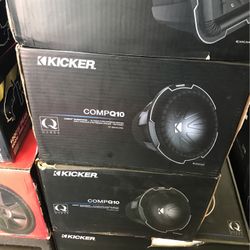 Kicker CompQ 10 On Sale Today For 279.99
