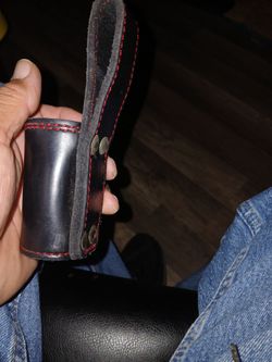 Hand made leather holster