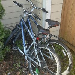 Two Bikes And Two Hover Boards 