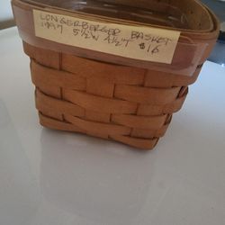 Longaberger Basket $16-$22